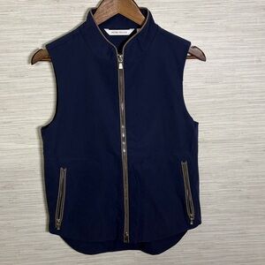 Peter Millar Women’s Dark Blue Zip Vest Sz.S